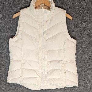 Authentic Shaver Lake Puffer Vest: Cozy Chic in White/Off White! 
